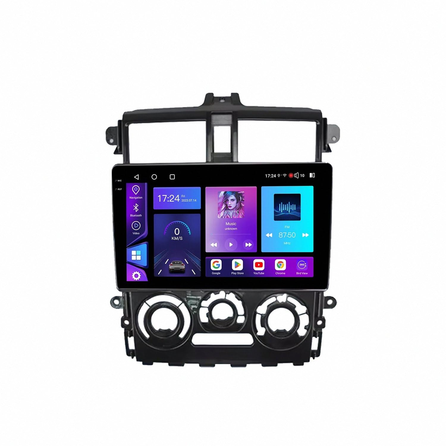 Pantalla Carplay coche para Mitsubishi Colt Plus 2007-2012, Android Auto, Bluetooth, 1G+32G 8