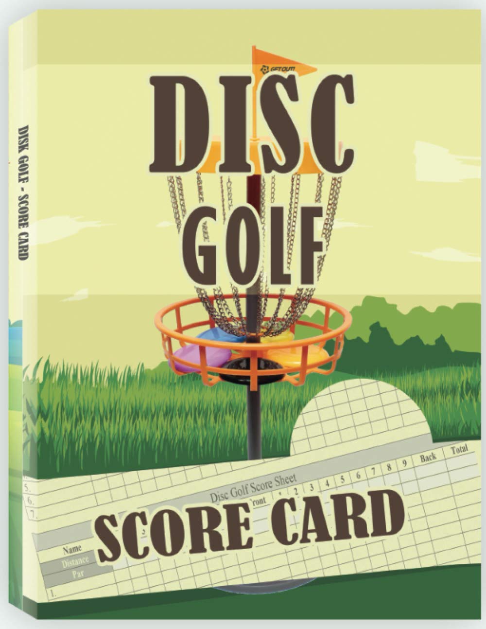 Disc Golf Score Card 100 Sheets Golf Score Keeper, Golf Notebook, Golf