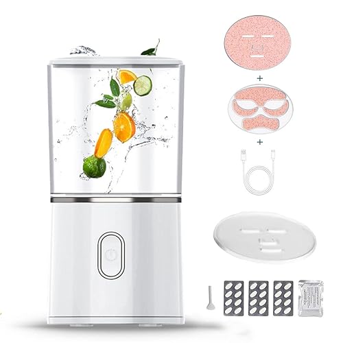 Máquina de máscara facial, fabricante de mascarillas multifunción de frutas naturales, vegetales, colágeno, crema, máquina recargable por USB,