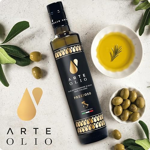 Miniatura 5 de ArteOlio Aceite de oliva Prezioso 100% aceite de oliva virgen extra prensado en frío directamente de Italia hecho en un solo estado sabor rico y
