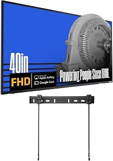 Televisor Inteligente Full HD 1080p de 40" Pulgadas, Wi-Fi, Bluetooth, Pantalla Plana, con Apple AirPlay, Alexa y Google Asistente + Soporte de Pared Incluido - WR40FE2520