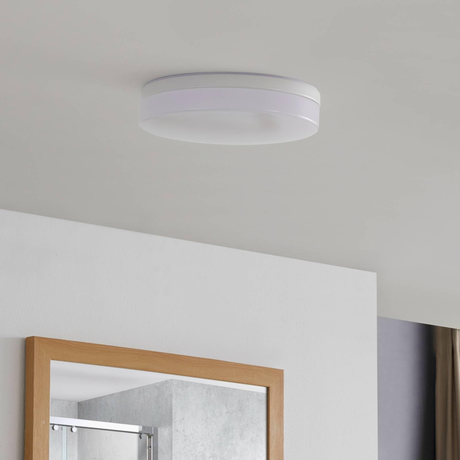 LED Deckenleuchte Wynion dimmbar (Modern) in Weiß (1 flammig,) - Lampe Deckenlampe Badezimmerleuchte