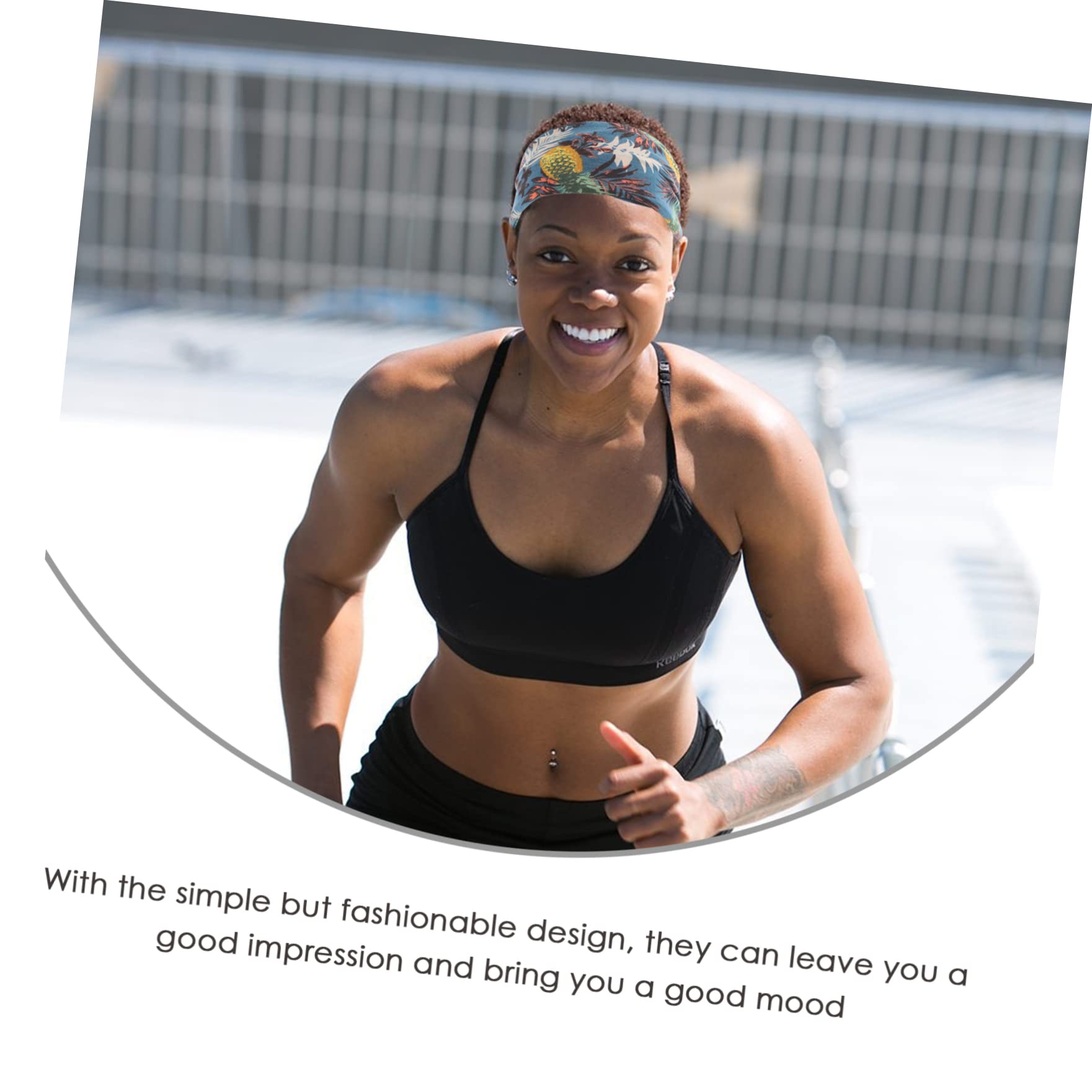 minkissy 12pezzi Fasce Per Sportive Elastiche e Traspiranti Per Yoga Fitness e Attività All Aperto Assorbono Sudore Non Scivolano Comfort e Stile Per Donne e Ragazze