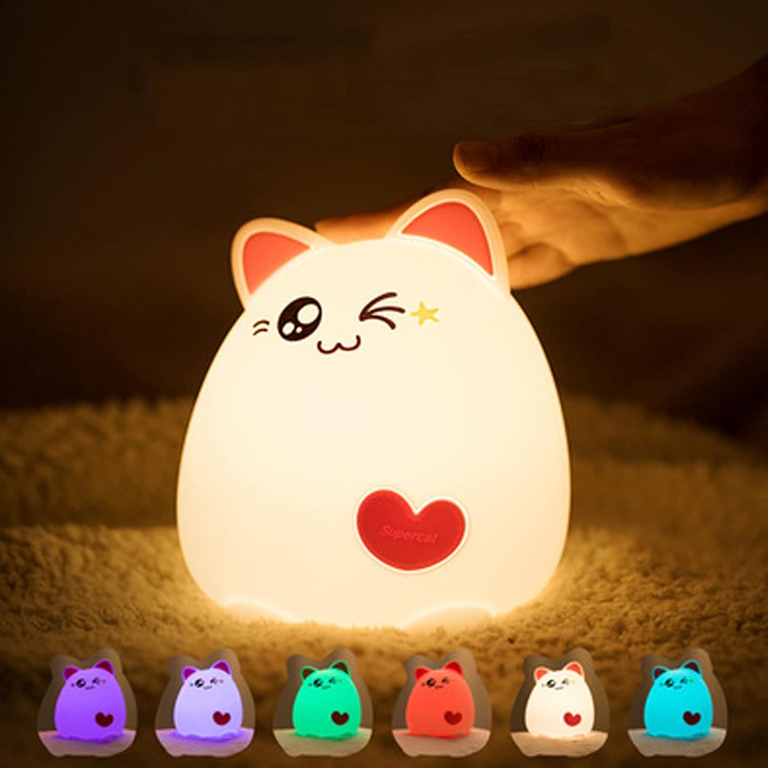 Children's Animal Table Lamp Nursery Night Lights Animal Lamp Night