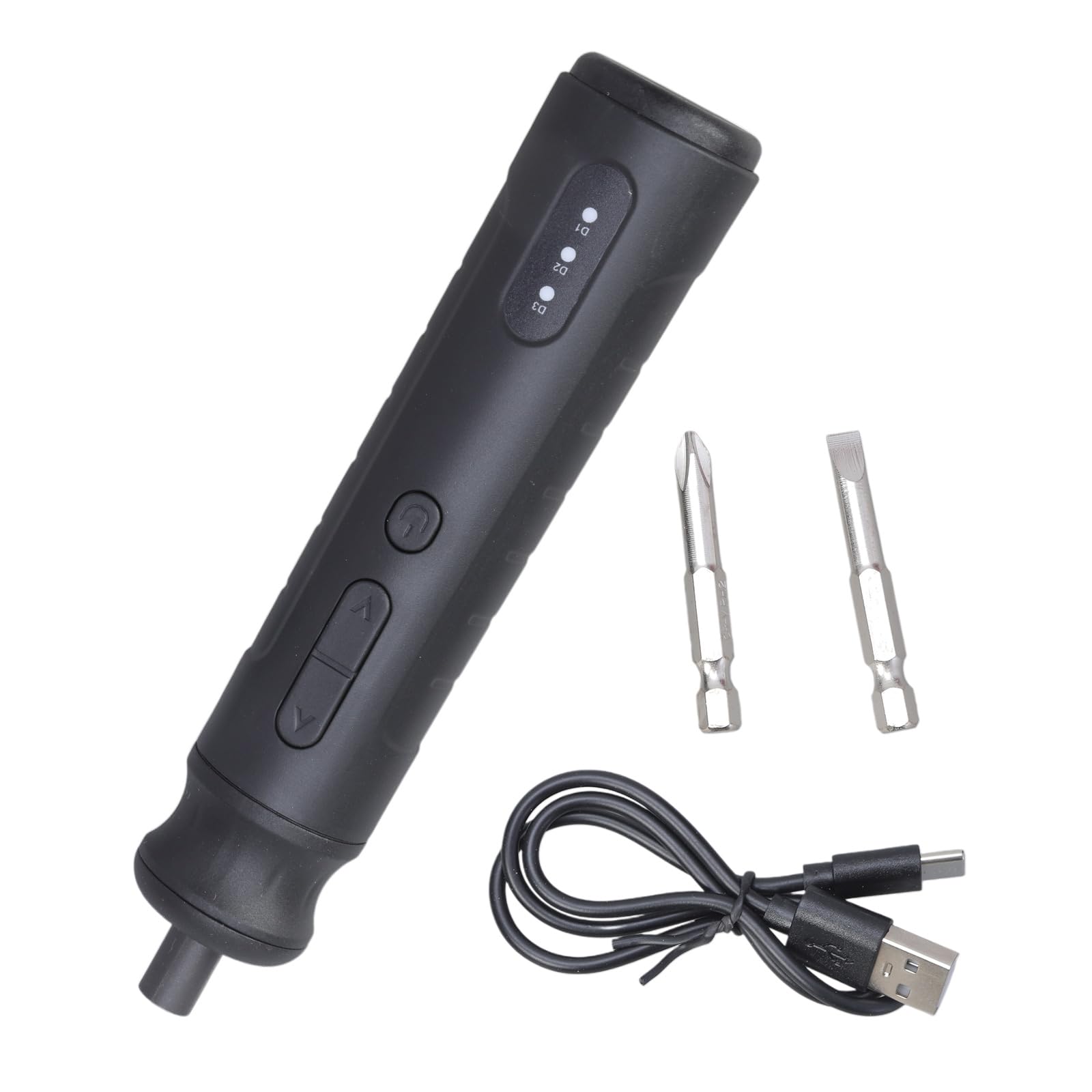 Electric Screwdriver Adjustable Speed Drill 2000mah Rechargeable Removable Replaceable Power Tool with LED Light