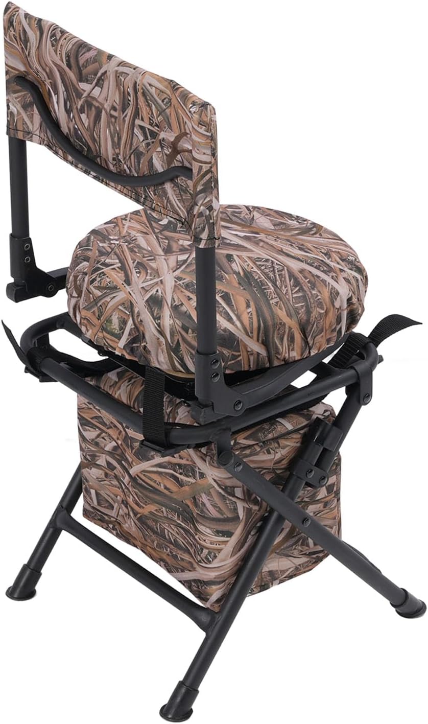 360度回転可能なアウトドアチェア 折りたたみポータブル椅子 釣り椅子 軽量ポータブル釣り 屋外用コンパクトなスツール キャンプに最