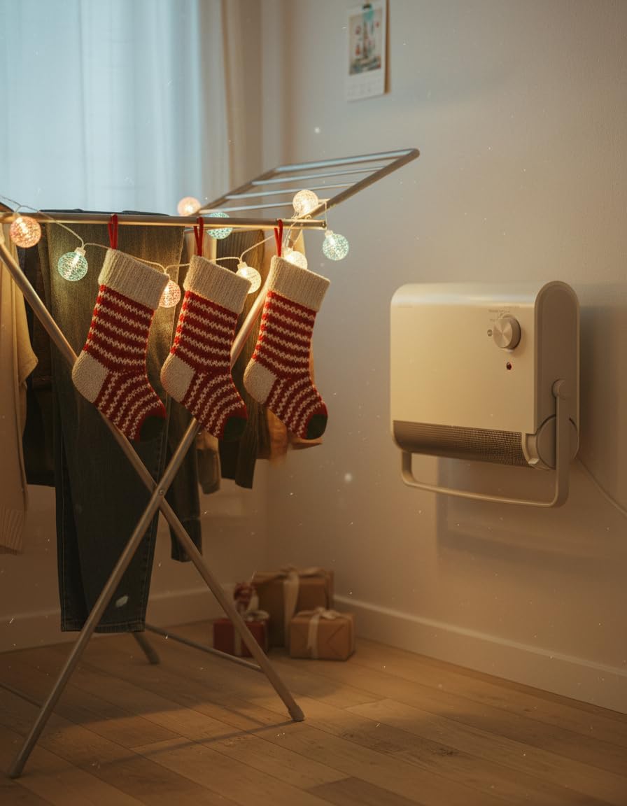 Radiateurs électriques 2000W IPX2 Salle de Bain Chauffage Soufflant électrique Murale 3 Température Réglable-30°Oscillation-Silencieux-Économies d'énergie-Portable-Ignifugé V-0 pour Chambre Bureau 7㎡