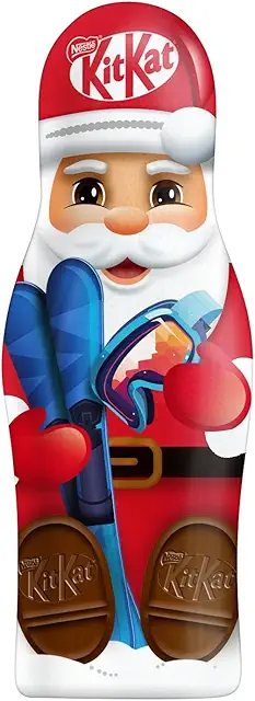 Figurita de Chocolate KitKat Papá Noel Navideña 45g