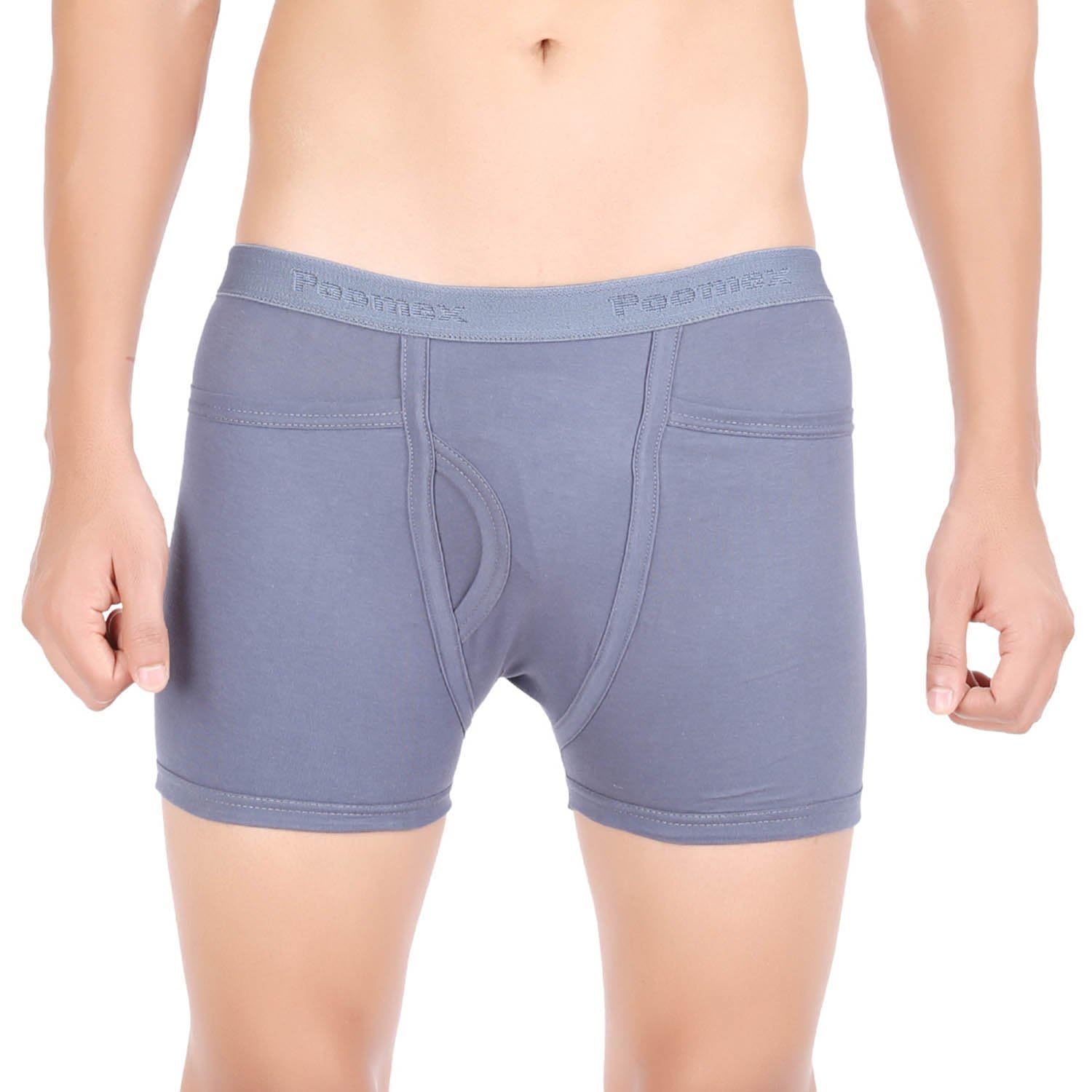PoomexMen's Cotton Trunk (Pack of 3) (pox123_Assorted_M)