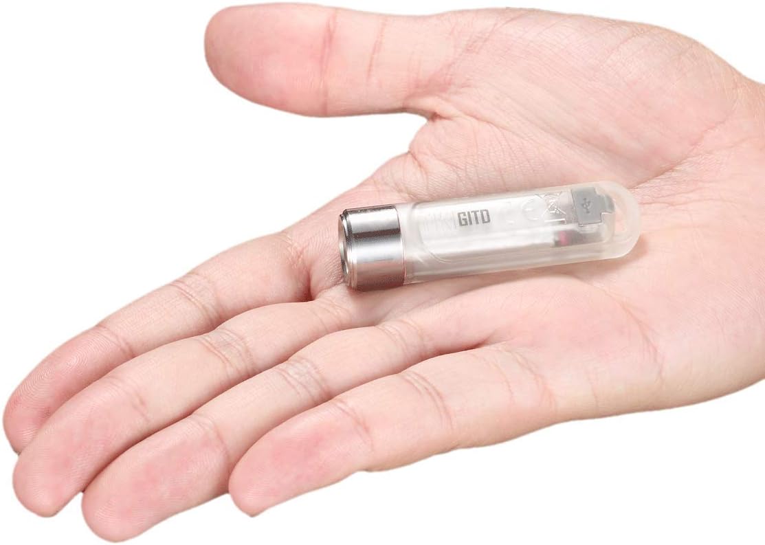 Nitecore TIKI GITD BLUE Rechargeable LED Keylight - High CRI and UV LED - 300 Lumens