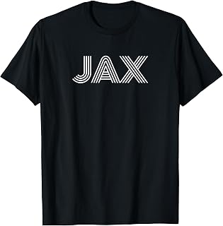 JAX Jacksonville FL Retro 70s Design T-Shirt