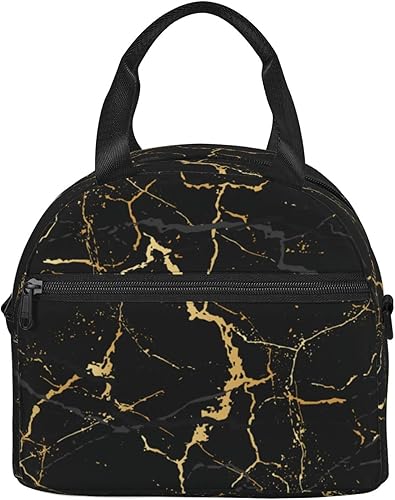 Miniatura 9 de Perinsto Bolsa de almuerzo para mujer negra afroamericana, reutilizable, aislada, con correa de hombro ajustable, para oficina, trabajo, escuela,