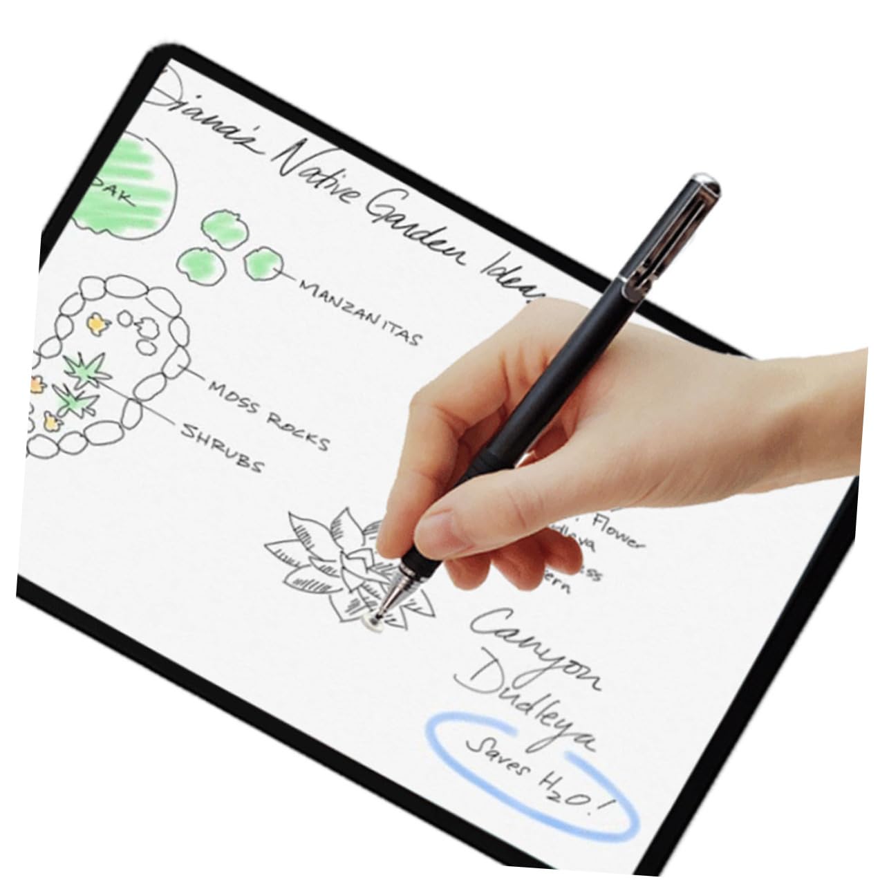 1 Set Pennino Capacitivo Stylus Pen per Touch Screen Precisione e Compatibilità per Tablet e Smartphone Scrittura e Graffi Colore Casuale