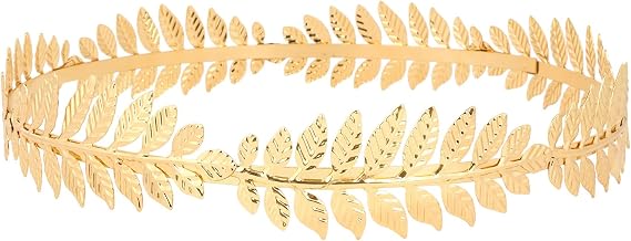 Greek Leaf Headband Gold Crown Roman Headpiece Wedding Headpiece