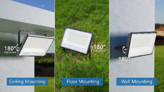 Olafus 2 Pack 200W LED Flood Light Outdoor, 18000LM Super Bright