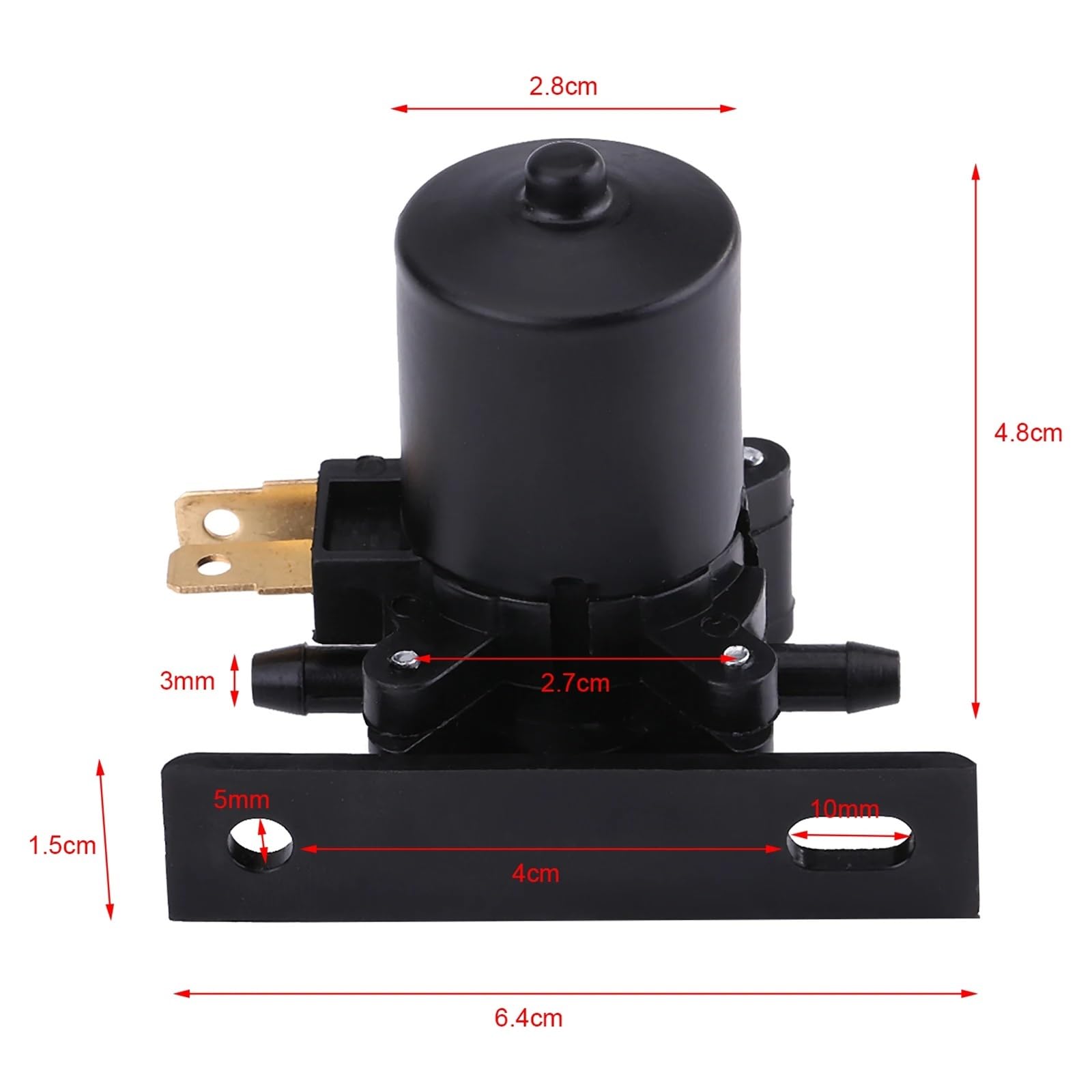 Pompa lavavetri Universale da 12 V per Parabrezza, Acqua, Auto, furgoni, Autobus, Camion, Accessori di Ricambio