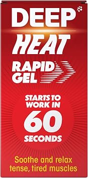 Deep Heat Rapid Gel, Fast Acting Warming Relief, 50ml (Pack of 1)