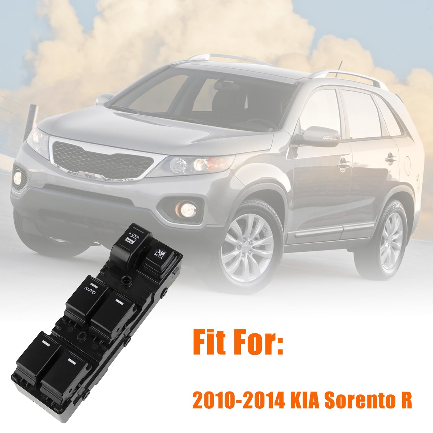 Interruttore Alzacristallo Lato Conducente Per Kia Sorento R 2010-2014 - 93570-2P100VA, 16 Pin