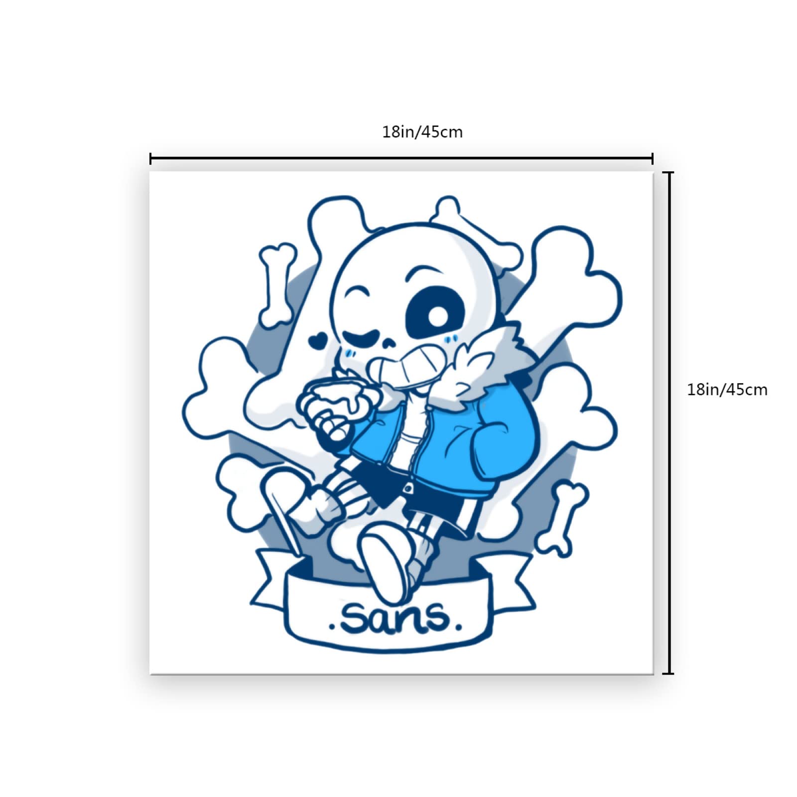 サンズ　壁掛けゲームポスター　UNDERTALE SANS♪凹みあり Amazon.co.jp: アートパネル 装飾画 アンダーテール Undertale サンズ