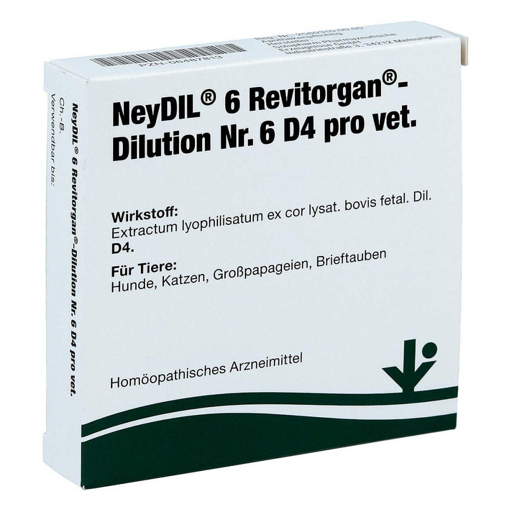 Neydil Nummer 6 Revitorgan Dilution d 4 – Veterinär Ampullen