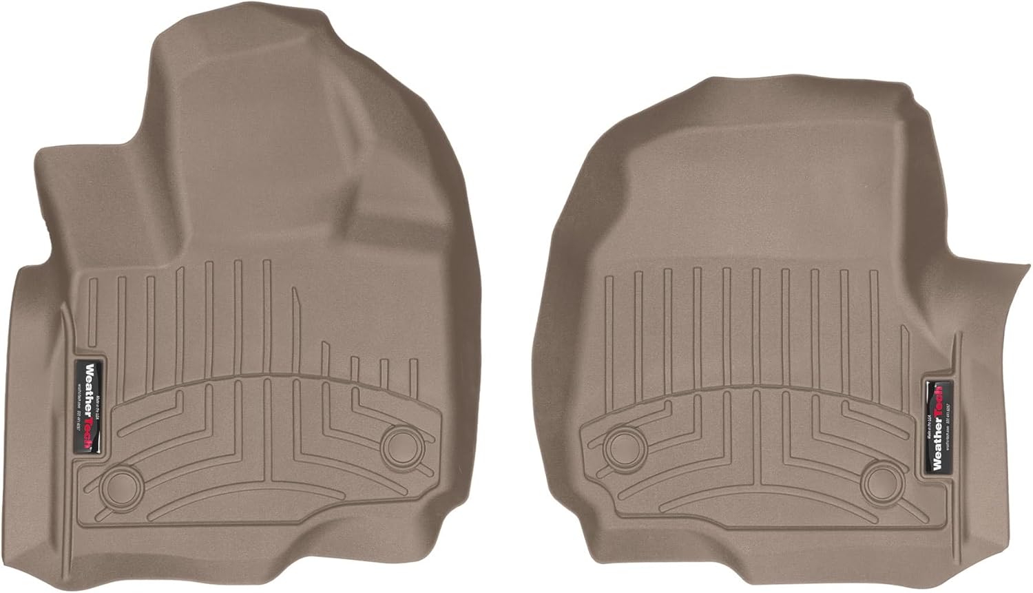 WeatherTech Custom Fit FloorLiners for Ford Expedition, Expedition Max, Expedition Max - 1st Row (4412951), Black