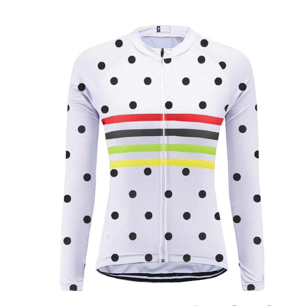 UGLY FROGUglyfrog Women's Winter Thermal Long Sleeve Cycling Jersey Long Sleeve Cycling Clothing Shirts with 3 Pockets