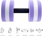2PCS Water Dumbbells, Sports Aquatic Exercise Dumbells, Water Aerobics Workouts Foam Barbells Hand Bars Pool Resistance for Men Women Kids Weight Loss Water Sports Fitness Tool s