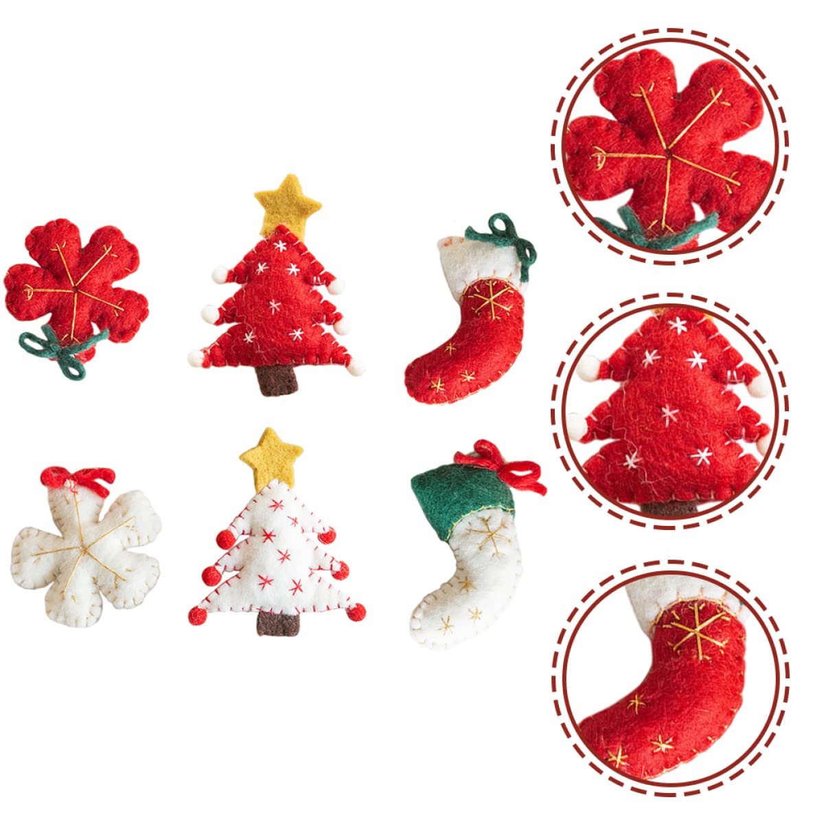PRETYZOOM 30 STK Weihnachtsschmuck Weihnachtsdekorationen Christbaumschmuck weinachtsdeko Weihnachtsfeier Dekoration Weihnachtsbaumschmuck Partyzubehör hängende Weihnachtsdekoration gefühlt