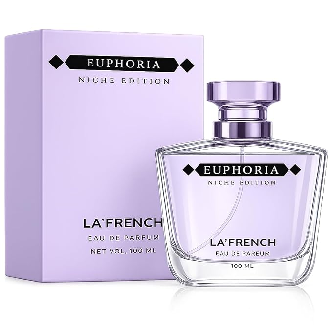 La French Euphoria Perfume for Men and Women, Long-Lasting Luxury Fragrance, Ideal Birthday Gift For Men and Women, Best Unisex Perfume with All-Day Scent, luxury perfume for Men (100ML)