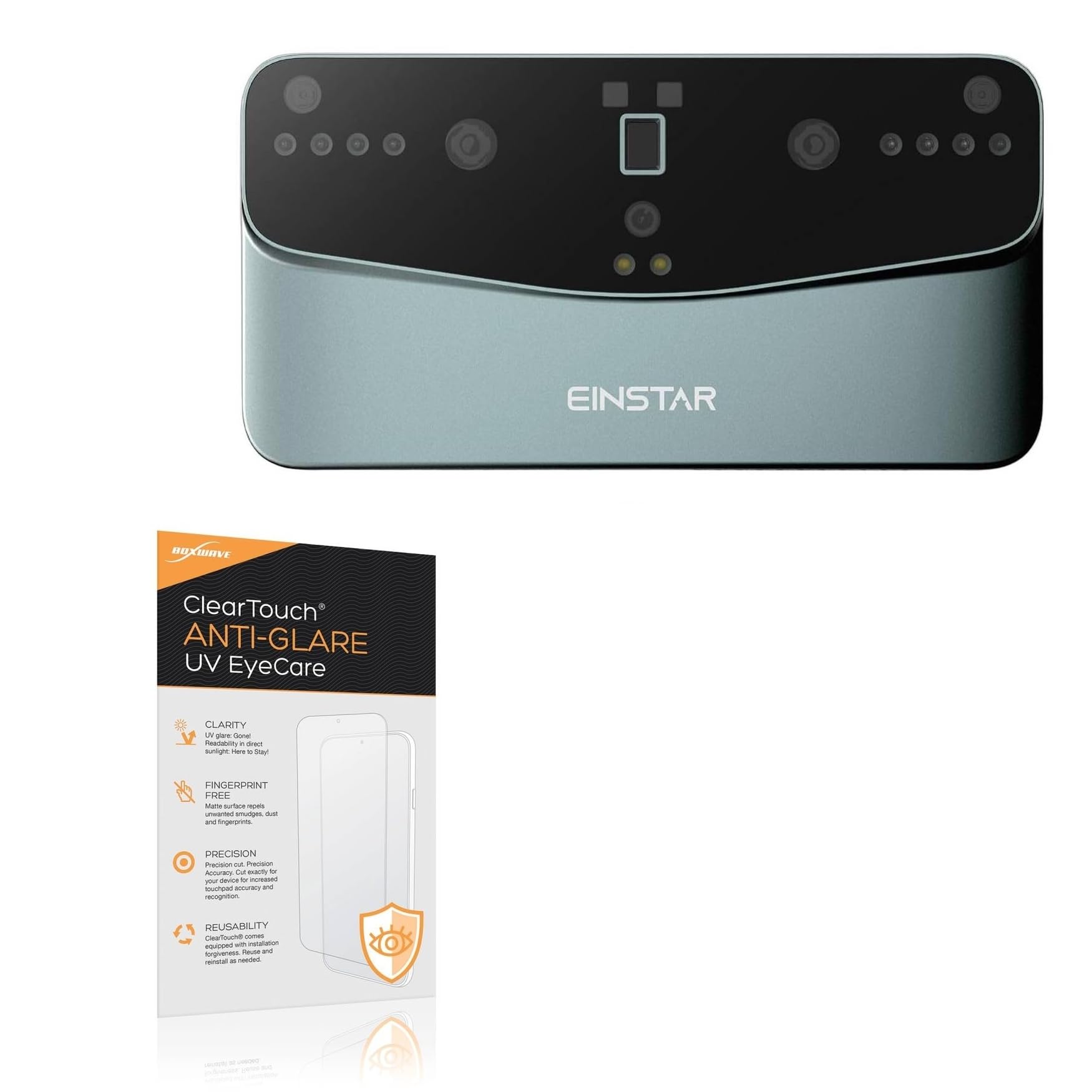 BoxWave Screen Protector Compatible With Umax EinStar Vega 3D Scanner - ClearTouch Anti-Glare Anti-UV EyeCare (2-Pack), Filters out Harmful Blue Light Reduce Fatigue