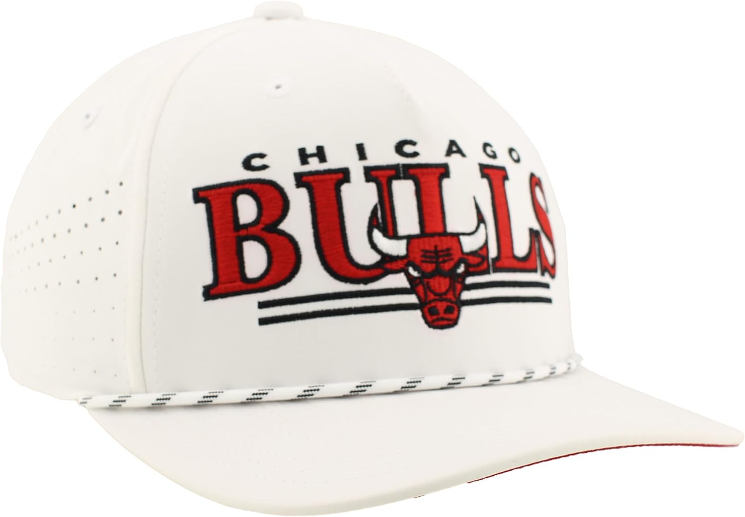 ZHATS NBA Unisex-Adult NBA Officially Licensed Rope Hat Snapback Performance Regalia White