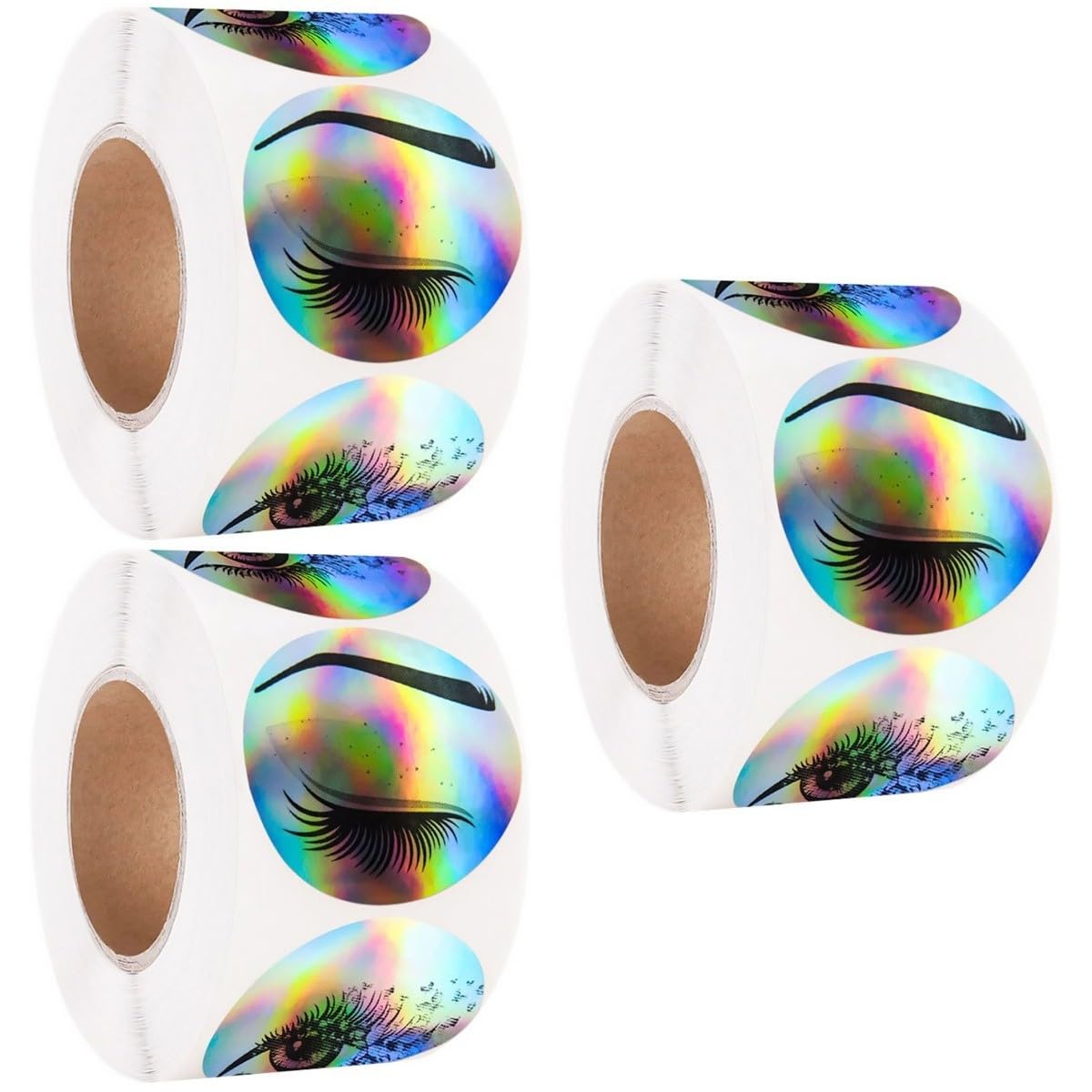 Artibetter 3rotoli Etichette Adesive Decorativi Adesivi Per e Etichette Per Compleanni e Confezione