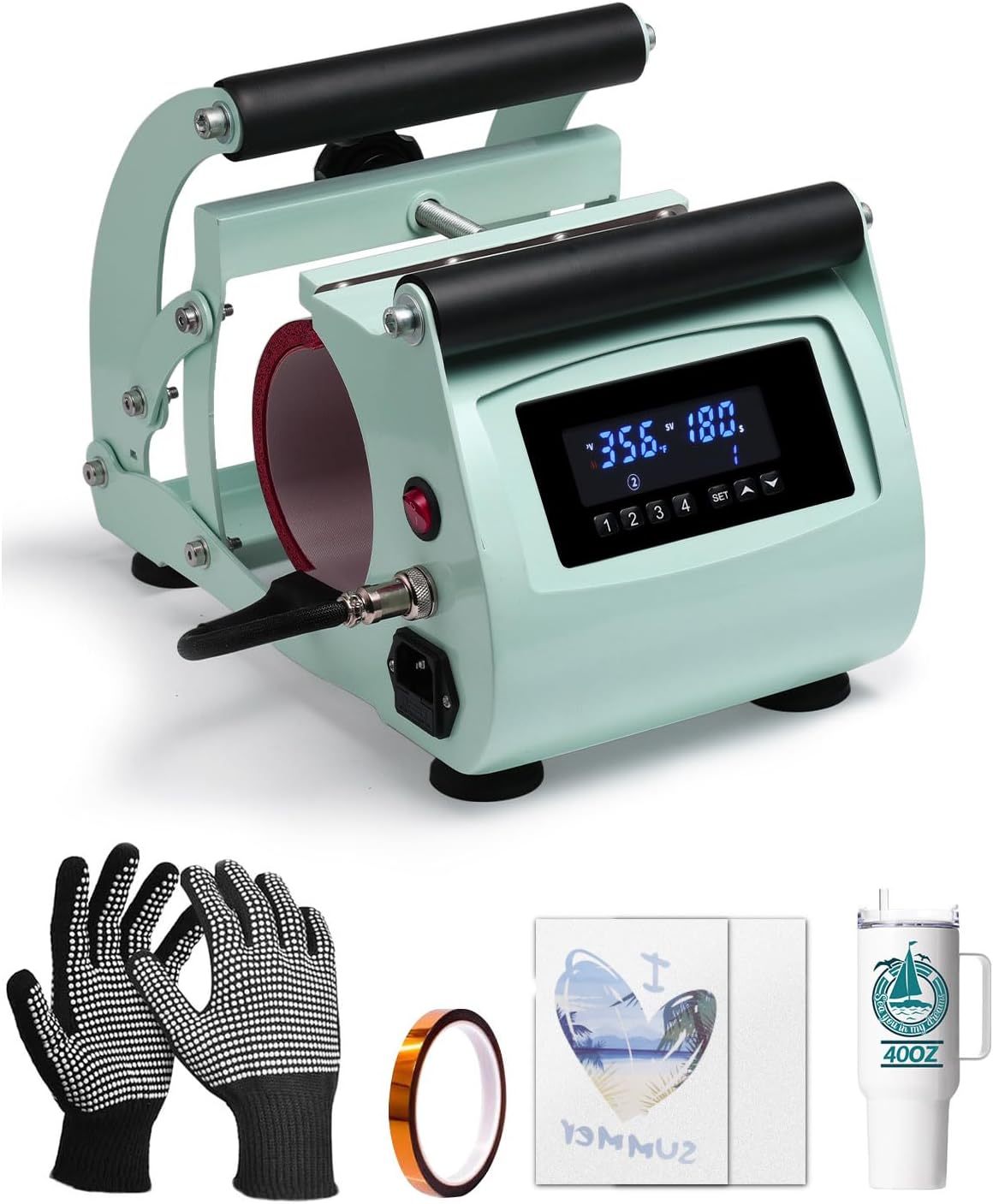 Prensa de Calor para Tumbler 40 oz OFFNOVA, Sublimación, 110V, 360W