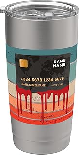 Kreditkartenmeilen/Punkte, Debitkarte, Kreditkarte, Money Doppelwandiger Edelstahl-Thermobecher