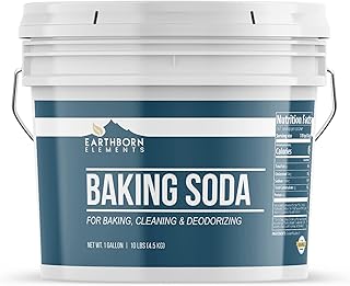 Earthborn Elements Baking Soda (1 Gallon) Sodium Bicarbonate, Cooking, Cleaning & Deodorizing