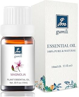 Magnolia Essential Oil - Pure Natural Fragrance for Aromatherapy, Perfume Making, Candles, Soap, Room Spray, Diffuser Blends - Organic, 10mL Undiluted