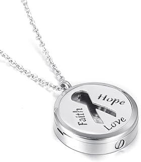 BIAIHQIE Essential Oils Box Diffuser Locket Pet/Human Ash Holder Keepsake Urns Pendant Hold Ashes Memorial Jewelry