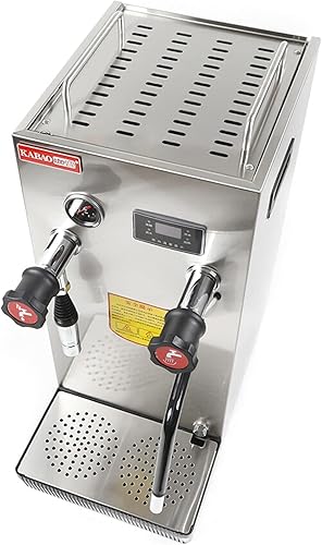 Miniatura 6 de Máquina de vapor de ebullición de agua eléctrica comercial de 2500 W 8L, máquina de ebullición de agua de burbujas de leche de café profesional de