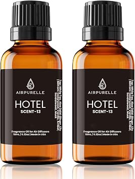 AirPurelle Luxury Hotel Diffuser Oil Scent-13 Crisp White Tea Lily Sandalwood Aromatherapy Fragrance Oil for Ultrasonic and Waterless Diffusers 2 Pack2 * 0.34 fl oz Dream On Scent