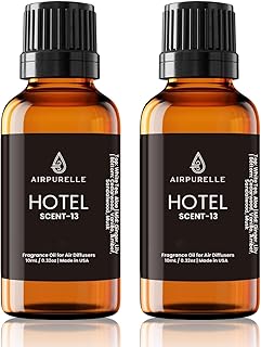Luxury Hotel Diffuser Oil Scent-13 Crisp White Tea Lily Sandalwood Aromatherapy Fragrance Oil for Ultrasonic and Waterless Diffusers 2 Pack(2 * 0.34 fl oz) Dream On Scent
