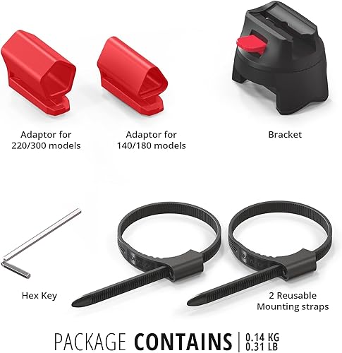 Miniatura 4 de SeatyLock Soporte de montaje de bloqueo en U para bicicleta  Kit de soporte de montaje de marco resistente para Seatylock Mason modelo ULocks