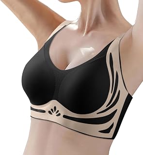 Sujetador de encaje sin aros para mujer con sujetador sin costuras, liso y cómodo, sujetador de camiseta pequeño para mujer