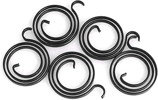 heyous 5pcs Torsion Return Springs Black Turn Replacement Spring for The Door Handle