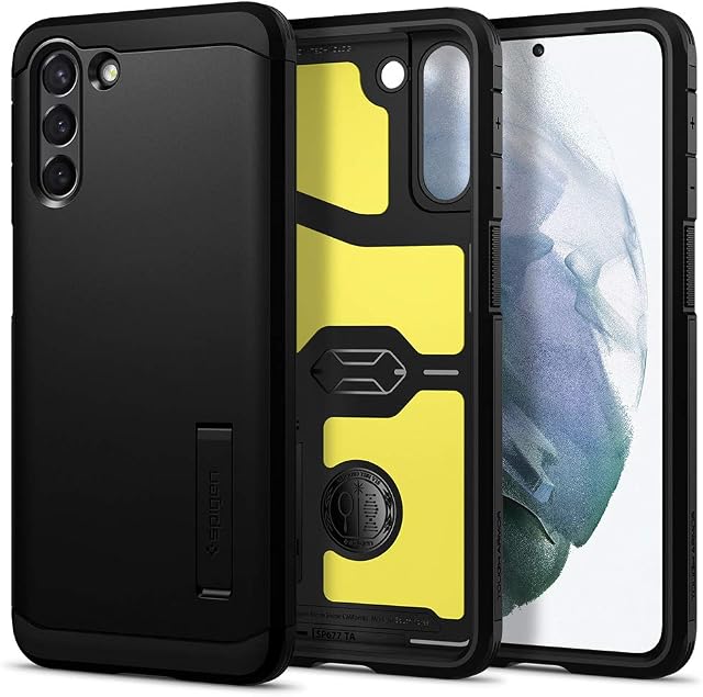 Spigen Tough Armor Case Compatible with Samsung Galaxy S21 Plus - Black