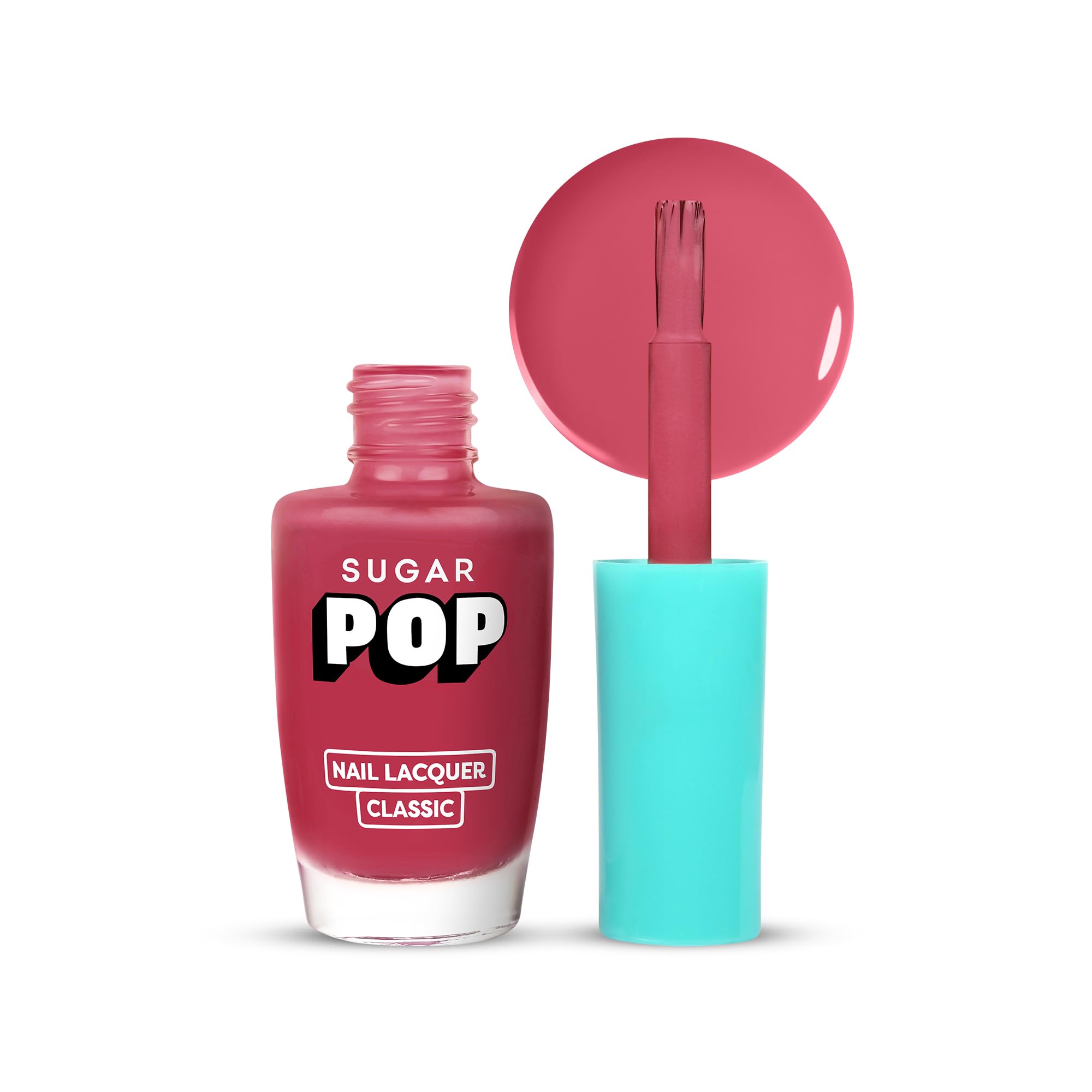 SUGAR POP Nail Lacquer 44 Rosy Bloom - 10 ml | High Shine | Long-lasting | Chip Resistant | Quick Drying