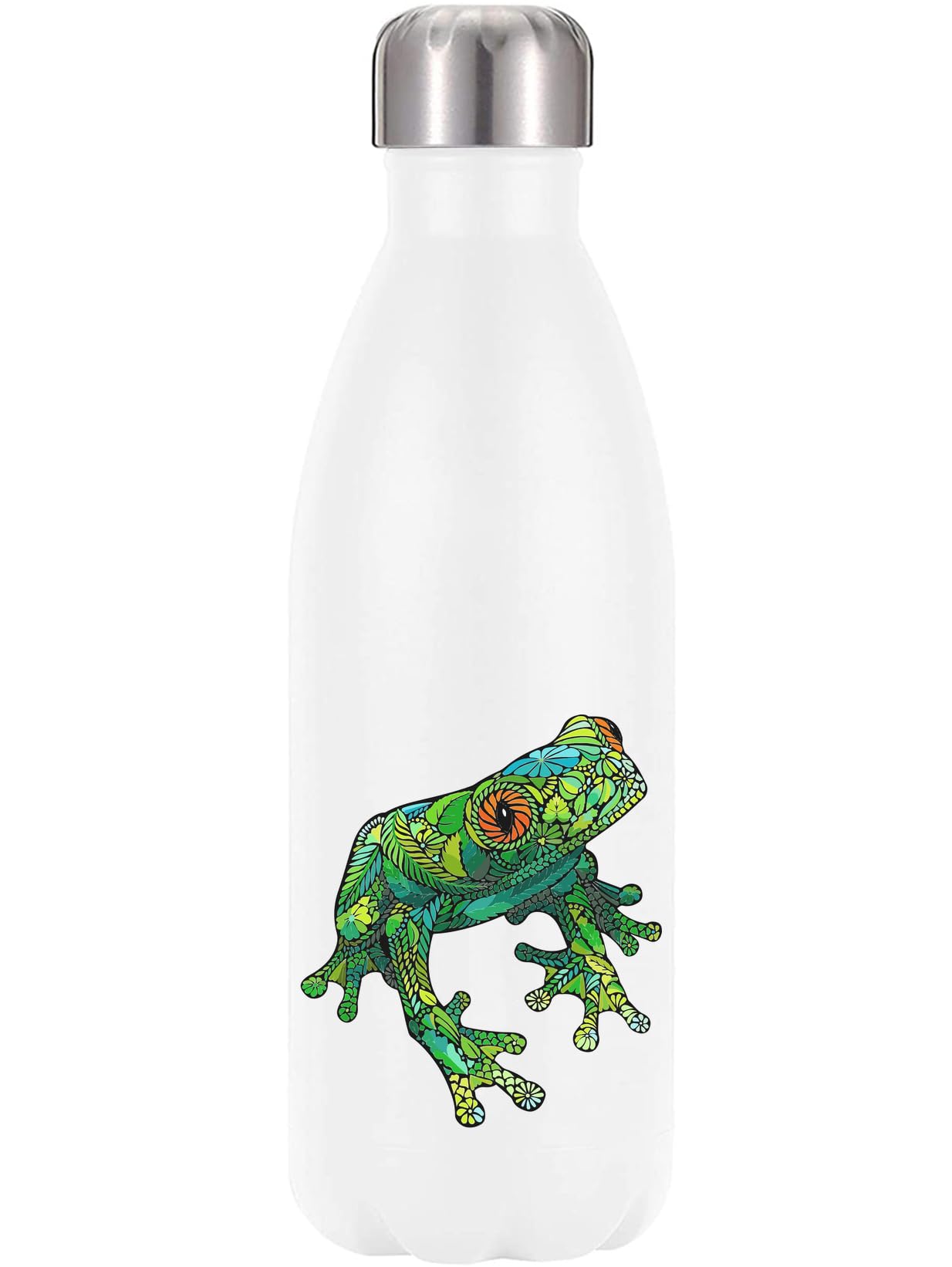Bouteille d'eau thermique anti-fuite gourde isotherme blanche sans condensation