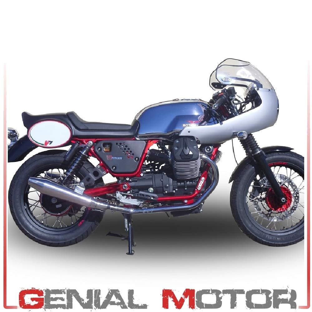 GPR Italia GU.55.VIC Pair Approved and Catalyzed with Specific Connector for Moto Guzzi Nevada 750 2008/14 Vintage Protection