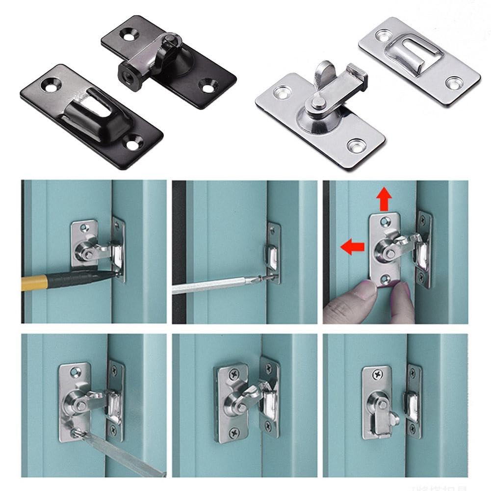 SERRATURA PER PORTA 90 gradi acciaio inox serratura per porta fienile SERRATURA PER PORTA 90 gradi acciaio inox serratura per porta fienile