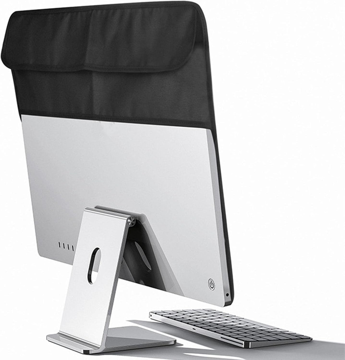 Panel Dust Cover for IMAC 24 Inch, Computer Monitor Cover Nylon + PU Leather + Soft Lining Cover Screen and Accessories