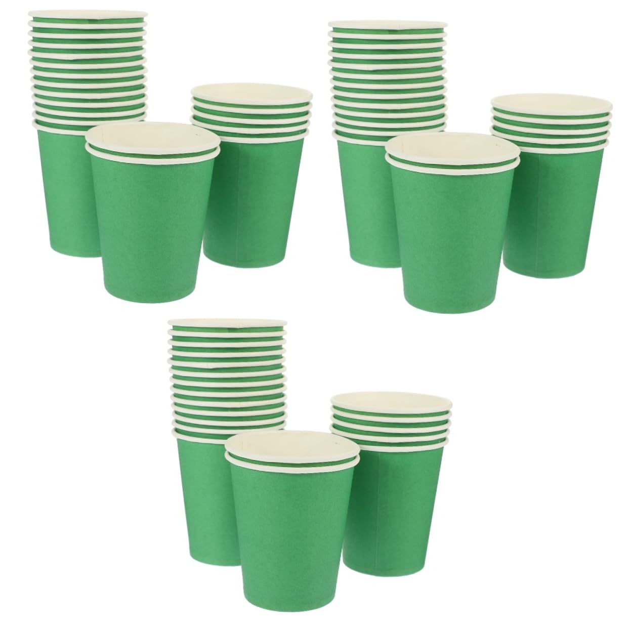 Gobelets Papier Verts Saint Patrick pour table de fête extérieure